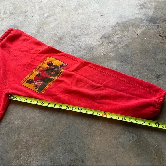 Vintage Black Power Malcolm X Hip-Hop rap Sweatpants 90s Tupac Ice cube